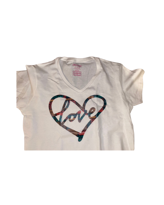 Love Tshirt (White & Black)