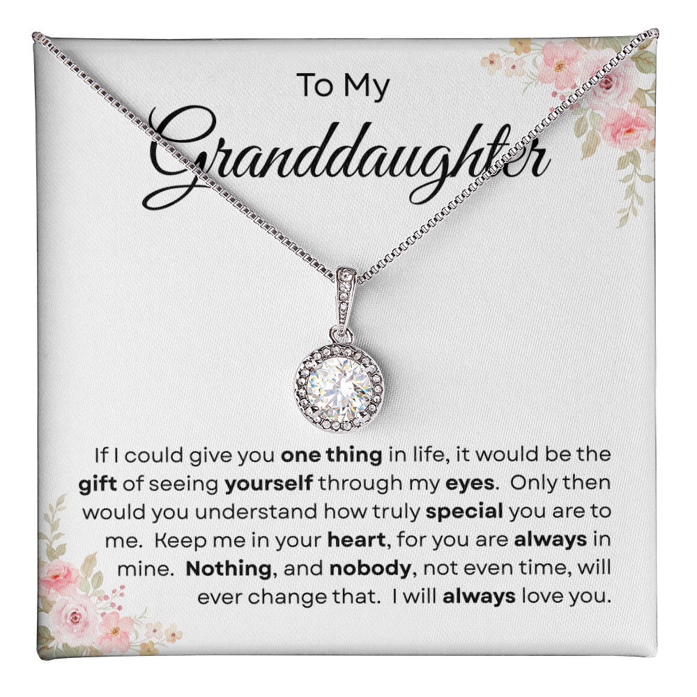 To My Granddaughter Necklace