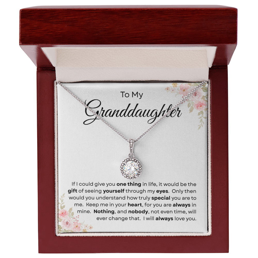 To My Granddaughter Necklace