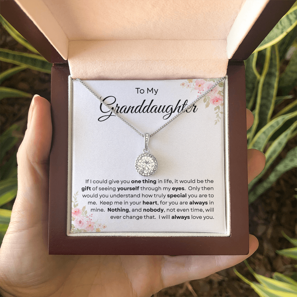 To My Granddaughter Necklace
