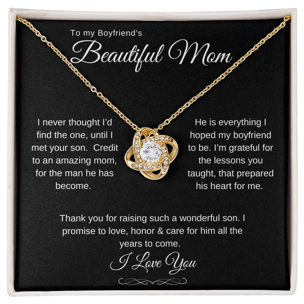 Love Knot Necklace (Yellow & White Gold Variants)